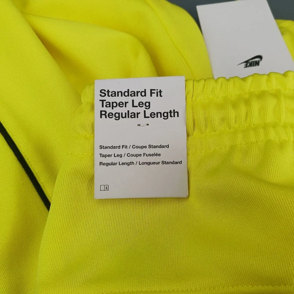 Nike Air Jogger Poly Knit Bottoms Yellow Strike Mens Running Pants DQ4218 765